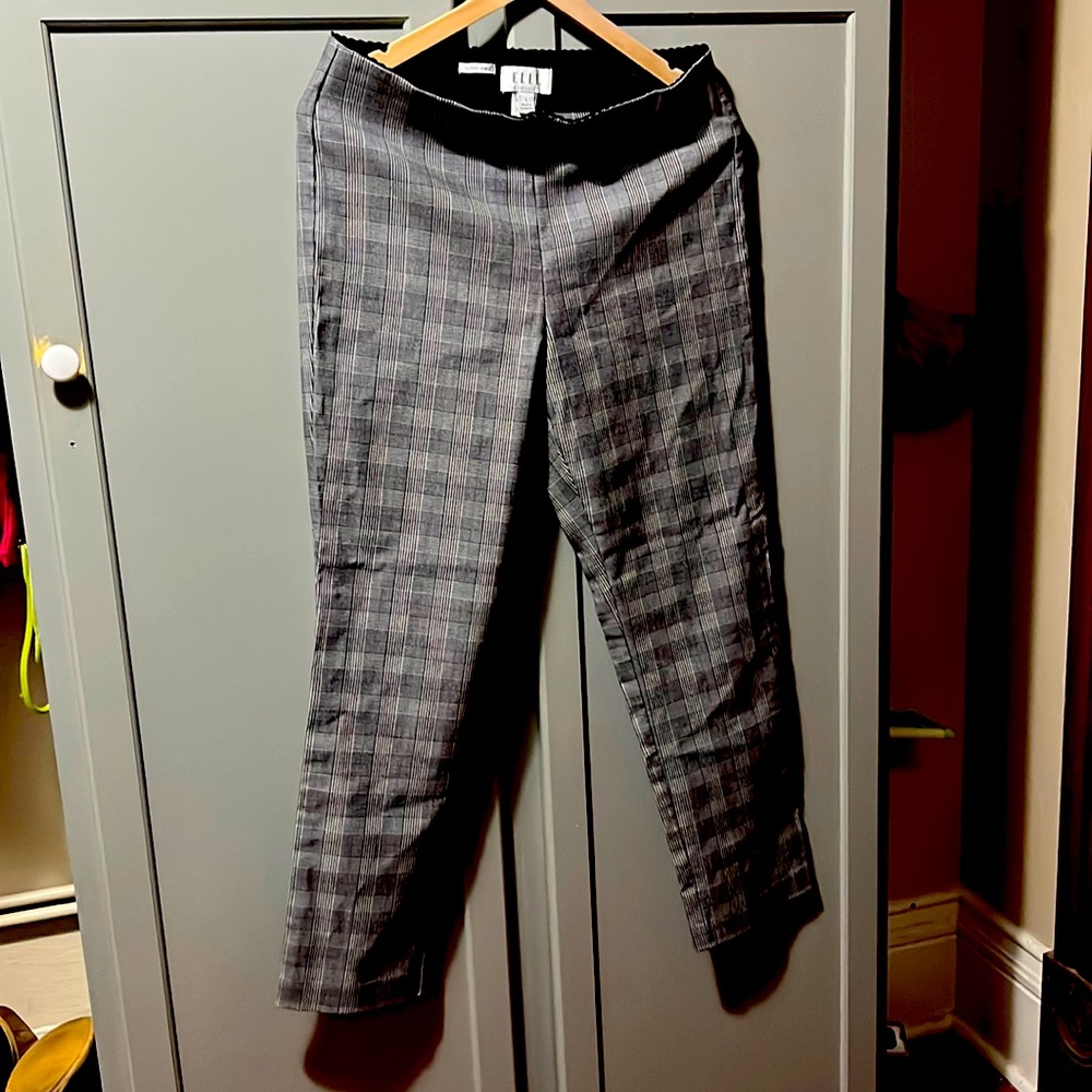 Plaid dress pants